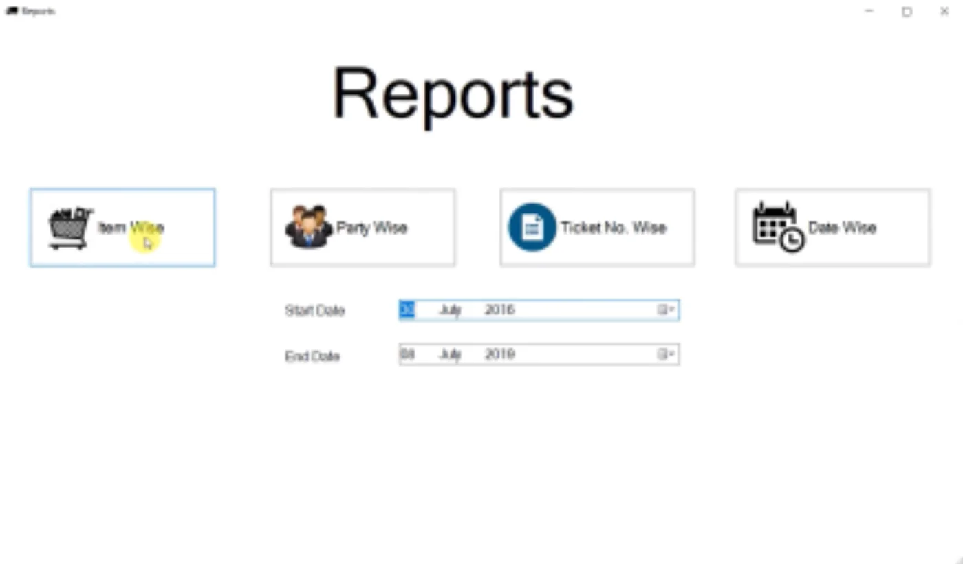 EagleOS reports module