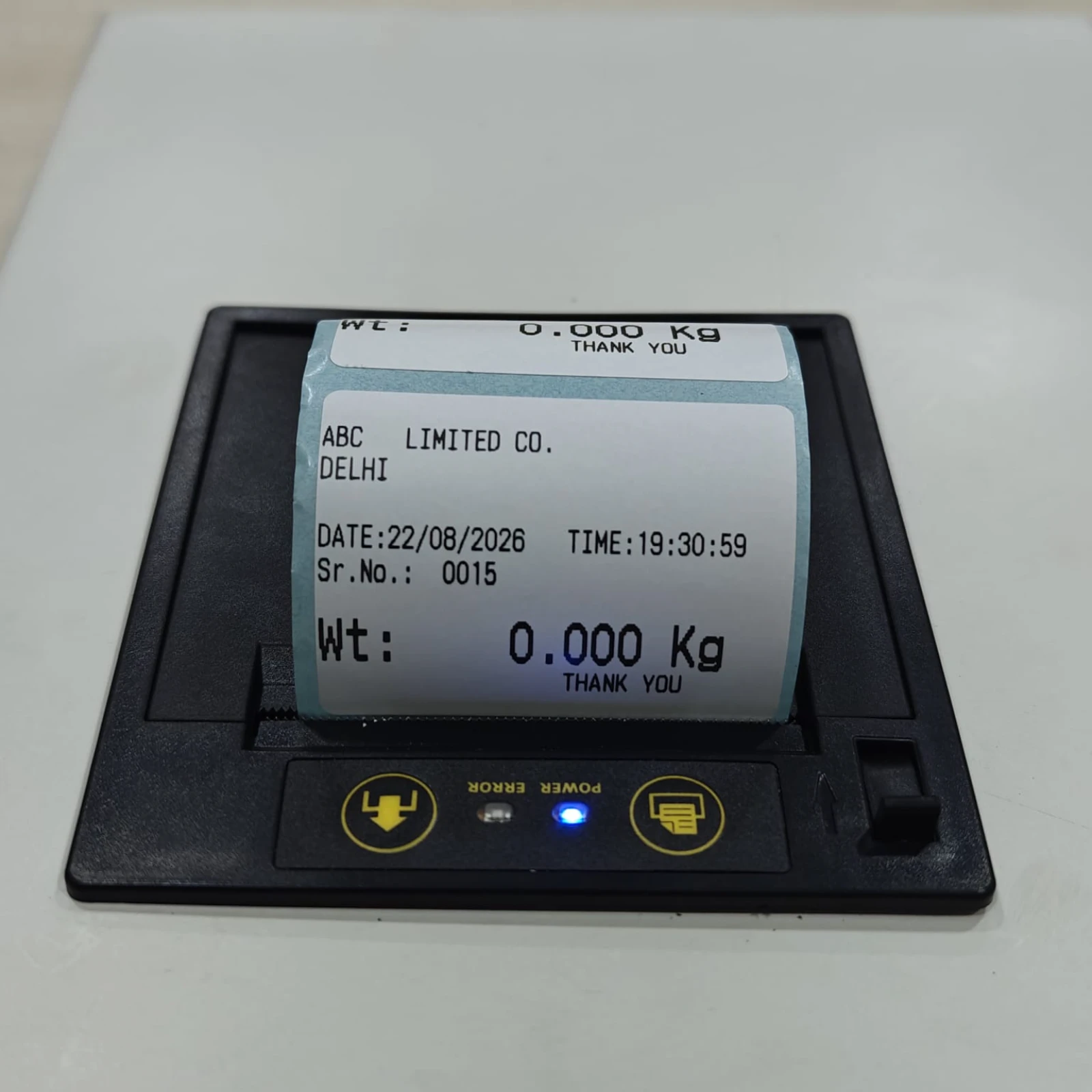 LABEL PRINTER INDICATOR 